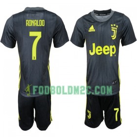 Juventus Ronaldo 7 Børn Tredjesæt 2018-2019 Kortærmet (+ Korte bukser)